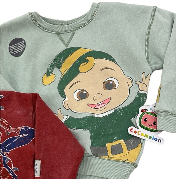 🎄Cocomelon holiday sweatshirt Sz 4T - Picture 4 of 6